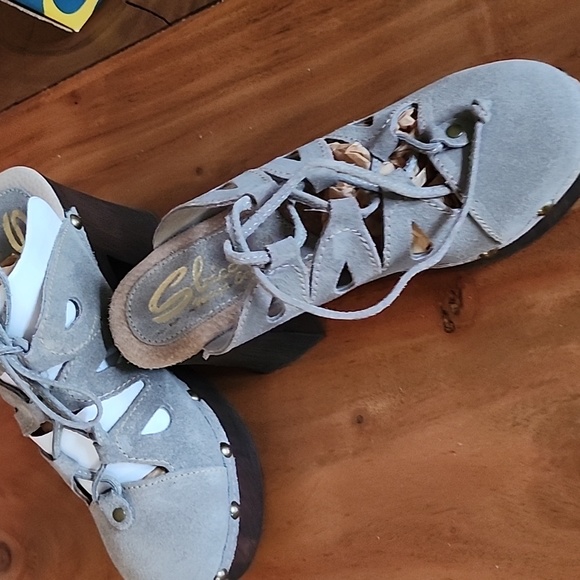 Sbicca Sandals Grey suede New - Picture 8 of 12